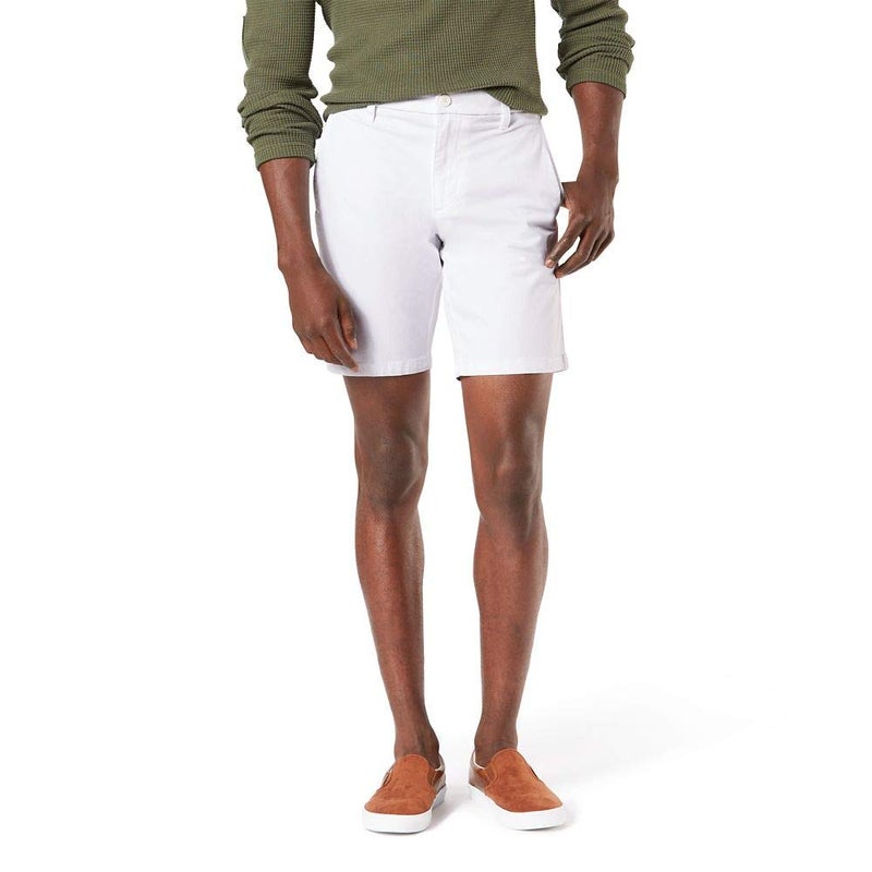 Dockers Men's Ultimate Straight Fit Supreme Flex Shorts (Regular and Big & Tall), Paper White, 36 - Image 1